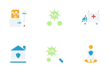 Corona Virus Anticipation Icon Pack