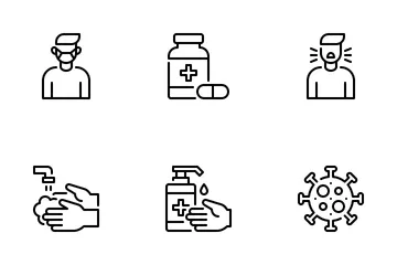 Coronavirus - Outline Icon Pack