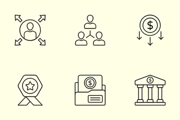 Corporate Life Simple Icon Pack