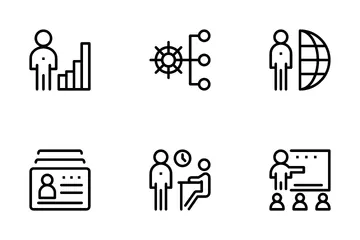 Corporate Management Icon Pack