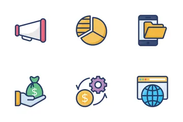 Corporate Management, Teamwork Icon Pack