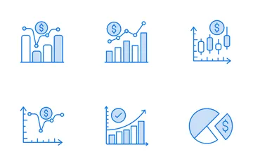 Broker y Inversion Paquete de Iconos