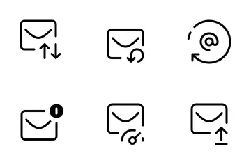 Correo Paquete de Iconos