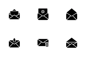 Correo Paquete de Iconos