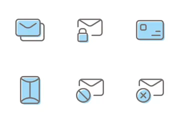 Correo Paquete de Iconos