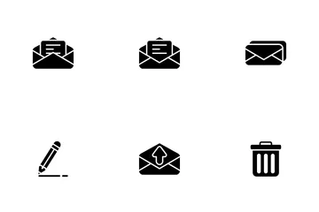 Correo Paquete de Iconos