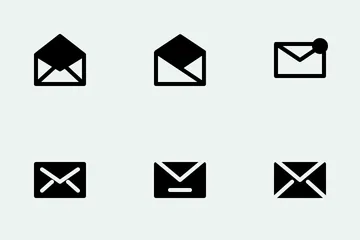 Correo Paquete de Iconos