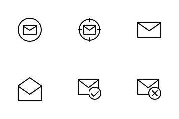 Correo Paquete de Iconos