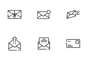 Correo Paquete de Iconos