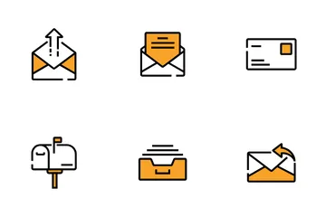 Correo Paquete de Iconos