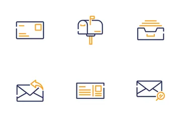 Correo Paquete de Iconos