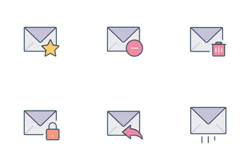 Interfaz de usuario de correo Paquete de Iconos