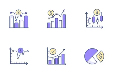 Corretor e Investimento Pacote de Ícones