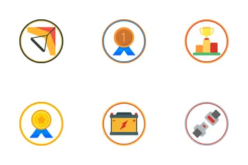 Corrida de automóveis Icon Pack