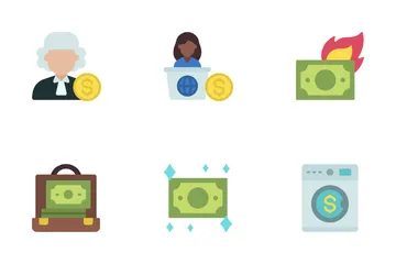 Corruption Flat Icon Pack