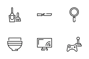 Cosas de la casa Paquete de Iconos