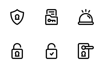 Cosas de seguridad Paquete de Iconos