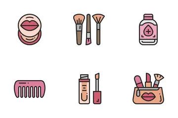 Cosmetic And Beauty Icon Pack