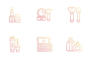 Cosmetics And Beauty Icon Pack