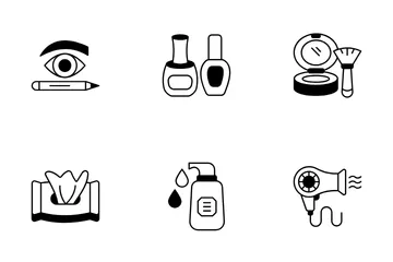 Cosmetics And Beauty Icon Pack