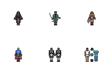 Cosplay Comic Movie Anime Icon Pack