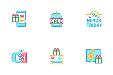Cost Reduction Sale Icon Pack