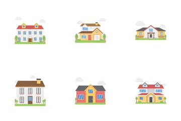 Cottage House Icon Pack