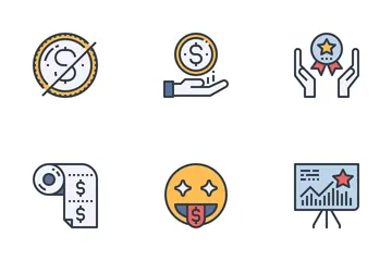 Couleur du programme de fidélisation des clients Icon Pack