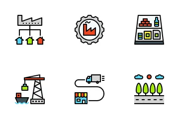 Couleur logistique Pack d'Icônes