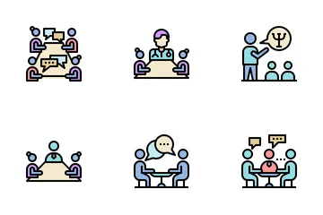Counselling And Advice Icon Pack