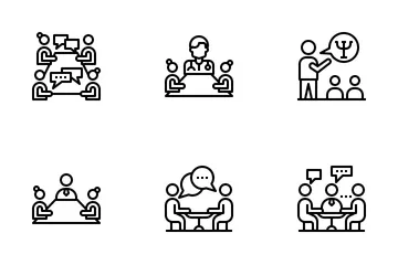 Counselling And Advice Icon Pack