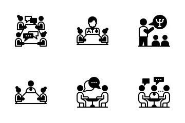 Counselling And Advice Icon Pack
