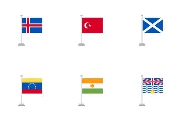 国の旗 アイコンパック