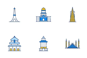 Country Buildings Icon Pack