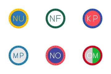 Country Code Icon Pack