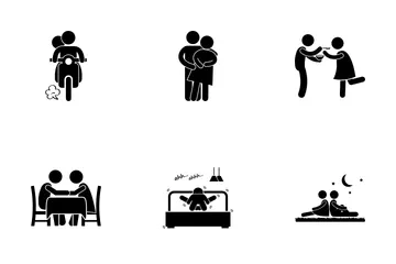 Couple Activities Icon Pack