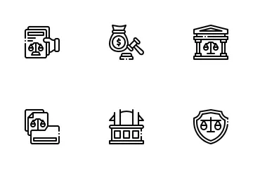 Court & Judiciary Icon Pack
