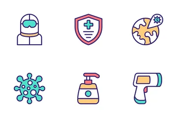 Covid-19 Coronavirus Icon Pack