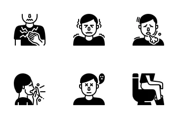 Covid-19 Symptoms Icon Pack