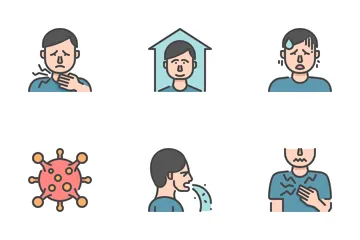 Covid-19 Symptoms Icon Pack