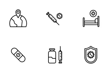 Covid Prevention Icon Pack