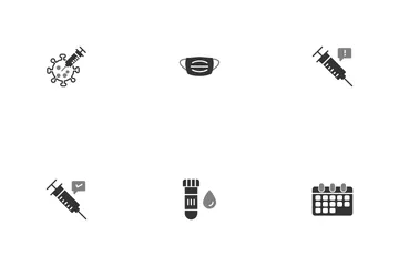 Covid Vaccine Icon Pack