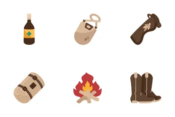 Cowboy Element Icon Pack