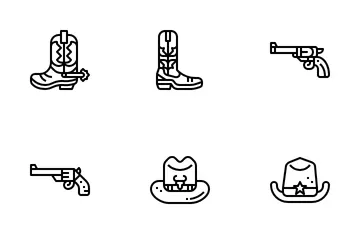 Cowboy Icon Pack