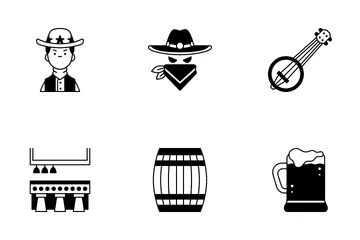 Cowboy Icon Pack