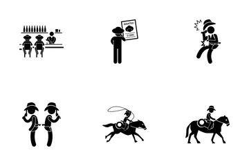 Cowboy Icon Pack