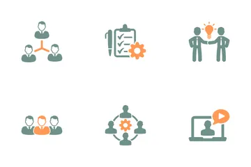 Coworking Pacote de Ícones