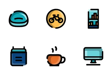 Coworking Space Icon Pack