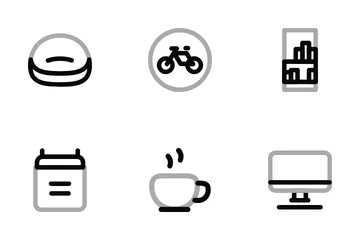 Coworking Space Icon Pack