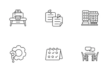 Coworking Space Icon Pack